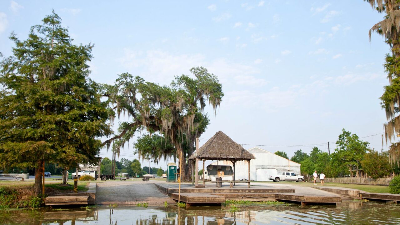 The boat launch at Sportsman's Landing