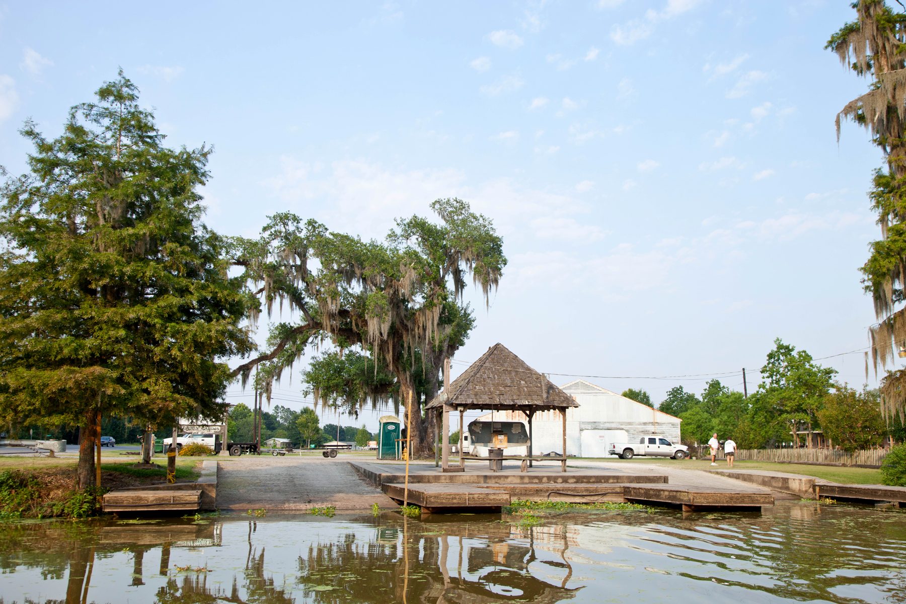 The boat launch at Sportsman's Landing