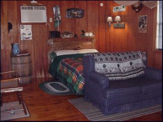 The living room in Cabane Danos